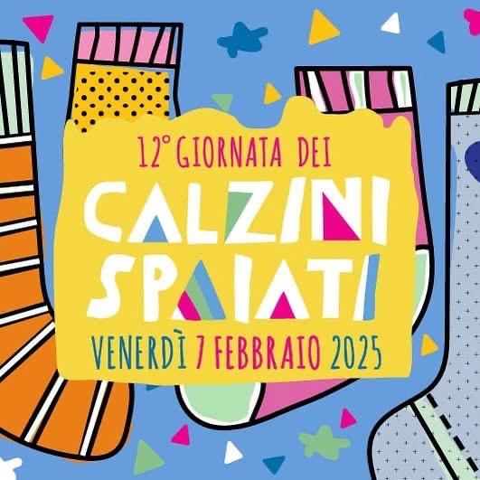 7 FEBBRAIO GIORNATA CALZINI SPAIATI 2025